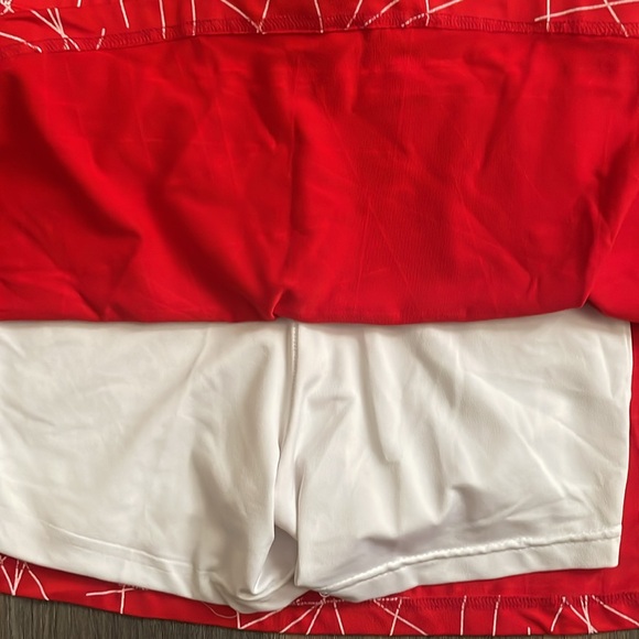 Vintage LBH red activewear skort—Made in USA - Picture 5 of 6